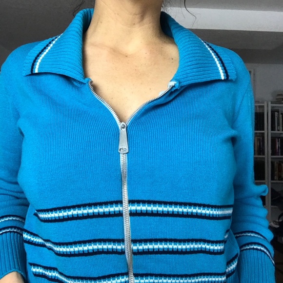 Vintage Zip-Up Sweater Top - Picture 6 of 8